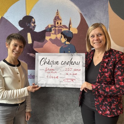 1 BBQ solidaire = 1044 € récoltés remis au SDJ Namur