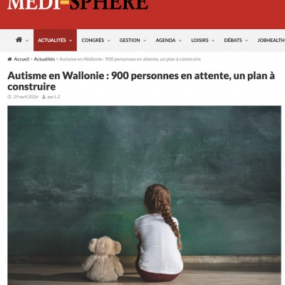 Autisme en Wallonie : 900 personnes en attente, un plan à construire