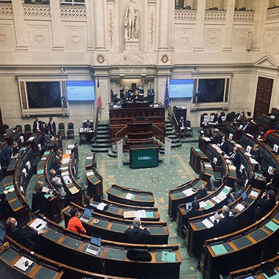 Discours de fin d’année de Madame Eliane Tillieux, Présidente de la Chambre