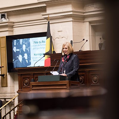 Discours de Madame Éliane Tillieux à l'occasion de la Fête du Roi