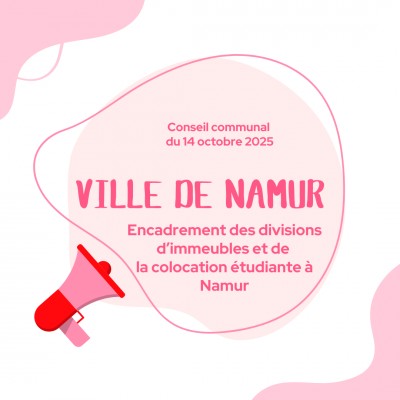 Encadrement des divisions d’immeubles et de la colocation étudiante à Namur
