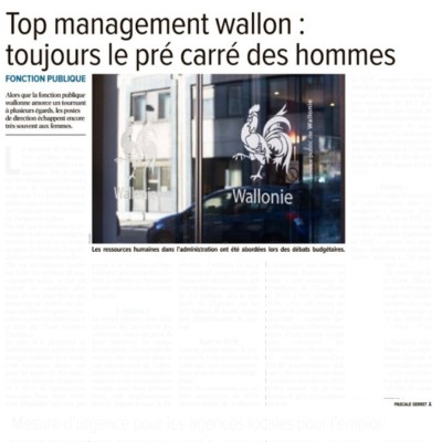 Fonction publique - Top management wallon