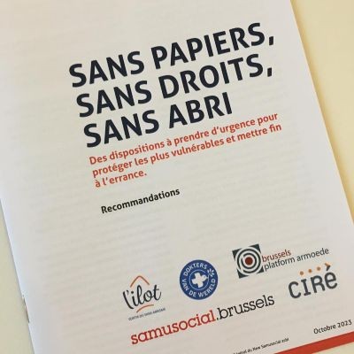 Inauguration de l'exposition "Sans papiers, sans droits, sans abri"