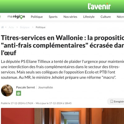 L'Avenir du 17 décembre 2024