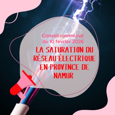 La saturation du réseau électrique en province de Namur 