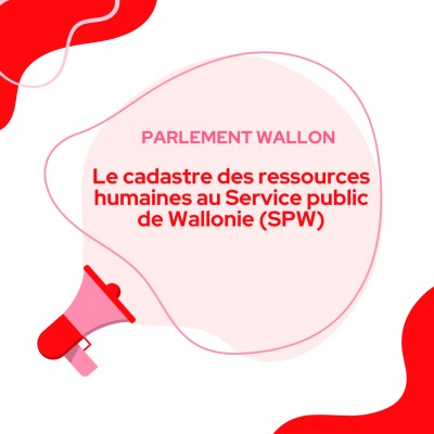 Le cadastre des ressources humaines au Service public de Wallonie (SPW)