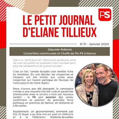 Le n°31 du Petit journal d'Eliane Tillieux est paru