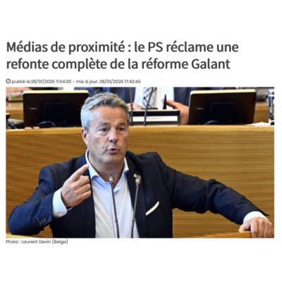Médias de proximité : le PS réclame une refonte complète de la réforme Galant