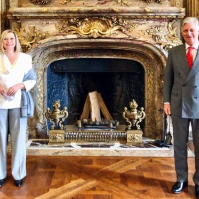 Première rencontre avec S.M. le Roi des Belges, Philippe