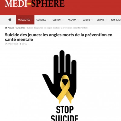 Suicide des jeunes : les angles morts de la prévention en santé mentale